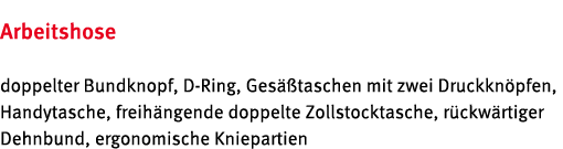 Arbeitshose doppelter Bundknopf, D Ring, Ges taschen mit zwei Druckkn pfen, Handytasche, freih ngende doppelte Zolls...