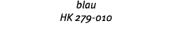 blau HK 279-010 