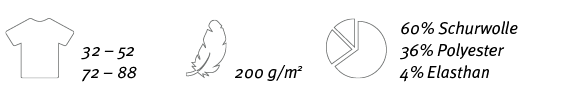  ,32   52 72   88, ,200 g m2, ,60% Schurwolle 36% Polyester 4% Elasthan