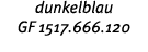 dunkelblau GF 1517 666 120 