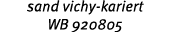 sand vichy kariert WB 920805
