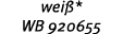 wei * WB 920655