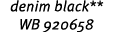 denim black** WB 920658