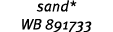 sand* WB 891733