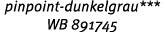 pinpoint dunkelgrau*** WB 891745