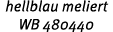 hellblau meliert WB 480440