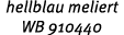 hellblau meliert WB 910440