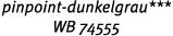 pinpoint dunkelgrau*** WB 74555