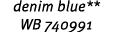 denim blue** WB 740991