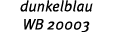 dunkelblau WB 20003