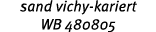 sand vichy kariert WB 480805