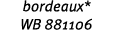 bordeaux* WB 881106