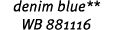 denim blue** WB 881116