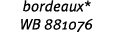 bordeaux* WB 881076