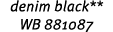 denim black** WB 881087