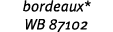 bordeaux* WB 87102
