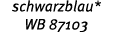schwarzblau* WB 87103