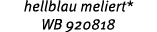 hellblau meliert* WB 920818