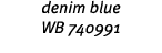 denim blue WB 740991 
