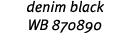 denim black WB 870890 