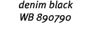 denim black WB 890790 