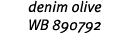 denim olive WB 890792 