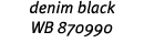 denim black WB 870990 