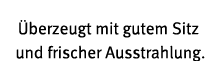  berzeugt mit gutem Sitz und frischer Ausstrahlung 