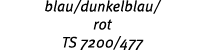 blau/dunkelblau/ rot TS 7200/477