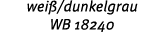 wei /dunkelgrau WB 18240