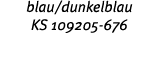 blau dunkelblau KS 109205-676 