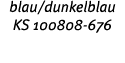 blau dunkelblau KS 100808-676 
