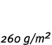 260 g m2