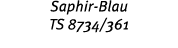 Saphir-Blau TS 8734 361
