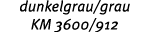 dunkelgrau/grau KM 3600/912
