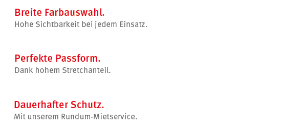 Dauerhafter Schutz  Mit unserem Rundum-Mietservice