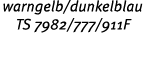 warngelb/dunkelblau TS 7982/777/911F 