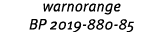 warnorange BP 2019 880 85