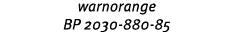 warnorange BP 2030 880 85