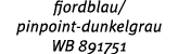 fjordblau/ pinpoint dunkelgrau WB 891751