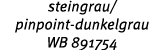 steingrau/ pinpoint dunkelgrau WB 891754