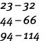 23   32 44   66 94   114