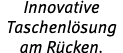 Innovative Taschenl sung am R cken 